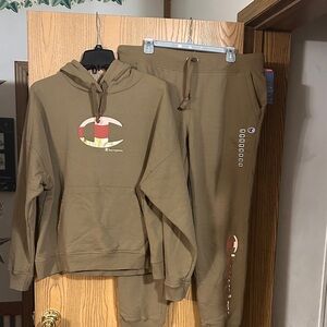Champion Brown Hoodie and Joggers Set